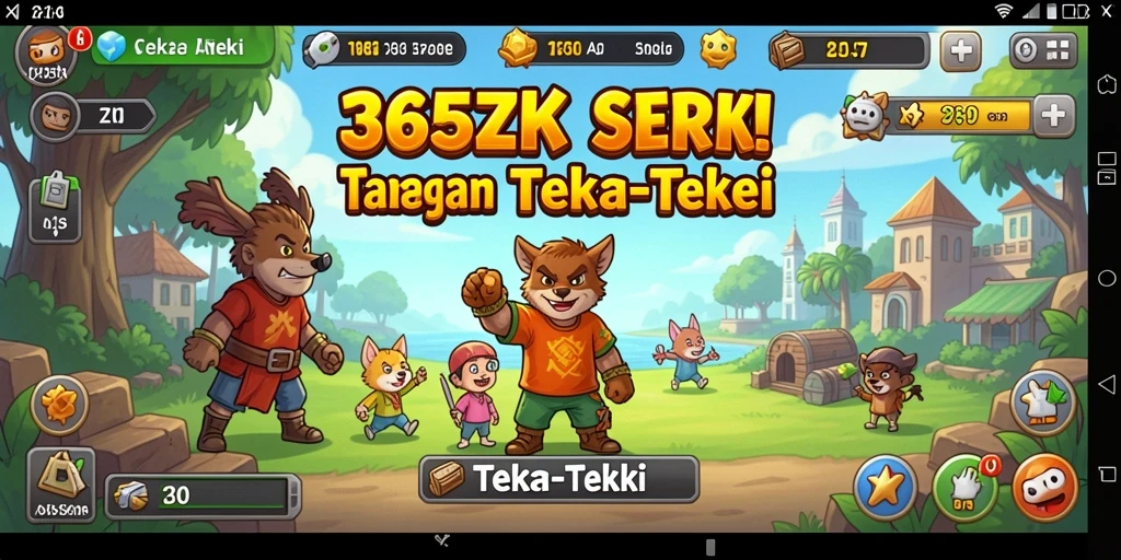 Tampak antarmuka menarik teka-teki 365ZK yang penuh warna.