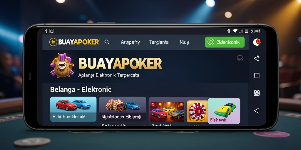 Tampilan antarmuka aplikasi BUAYAPOKER yang menarik dan fungsional.