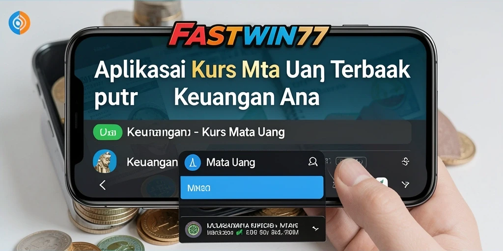 Antarmuka pengguna FASTWIN77 yang jelas dan praktis untuk kurs mata uang.
