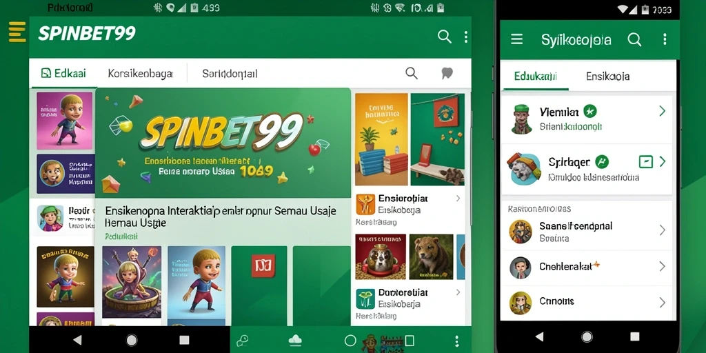 Antarmuka SPINBET99 yang ramah pengguna dan interaktif.